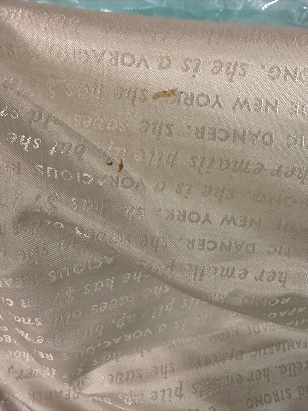 kate spade “storybook lining” Satchel…(callout) see picture - Picture 10 of 15